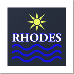 RHODES-Greece Sun Water Posters and Art